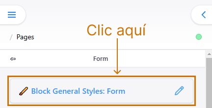 Form style option